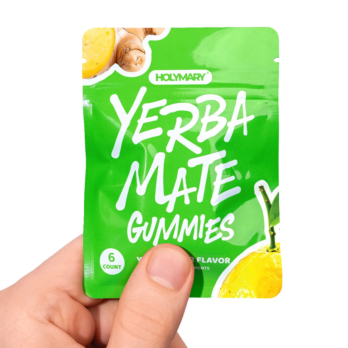 Yerba Mate Gummies - Variety Mix - 6 Small Packs of 6 (36 total)
